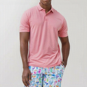Peter Millar Coral Seaside Wash Polo